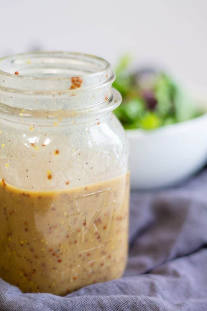 4-Ingredient Honey Mustard Salad Dressing (oil-free) - Very Veganish