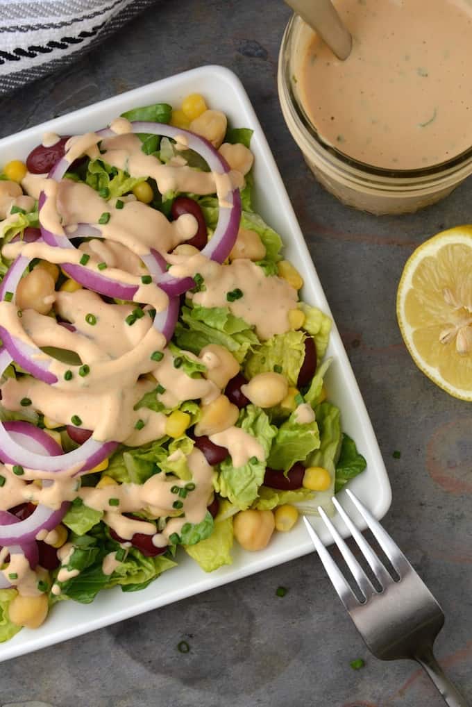 Creamy Vegan BBQ Ranch Dressing | Where You Get Your Protein