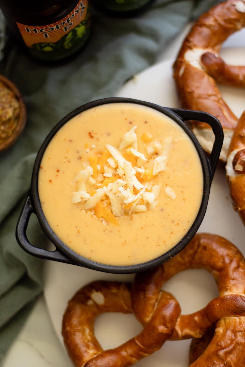 Beer Cheese Dip - Our Balanced Bowl