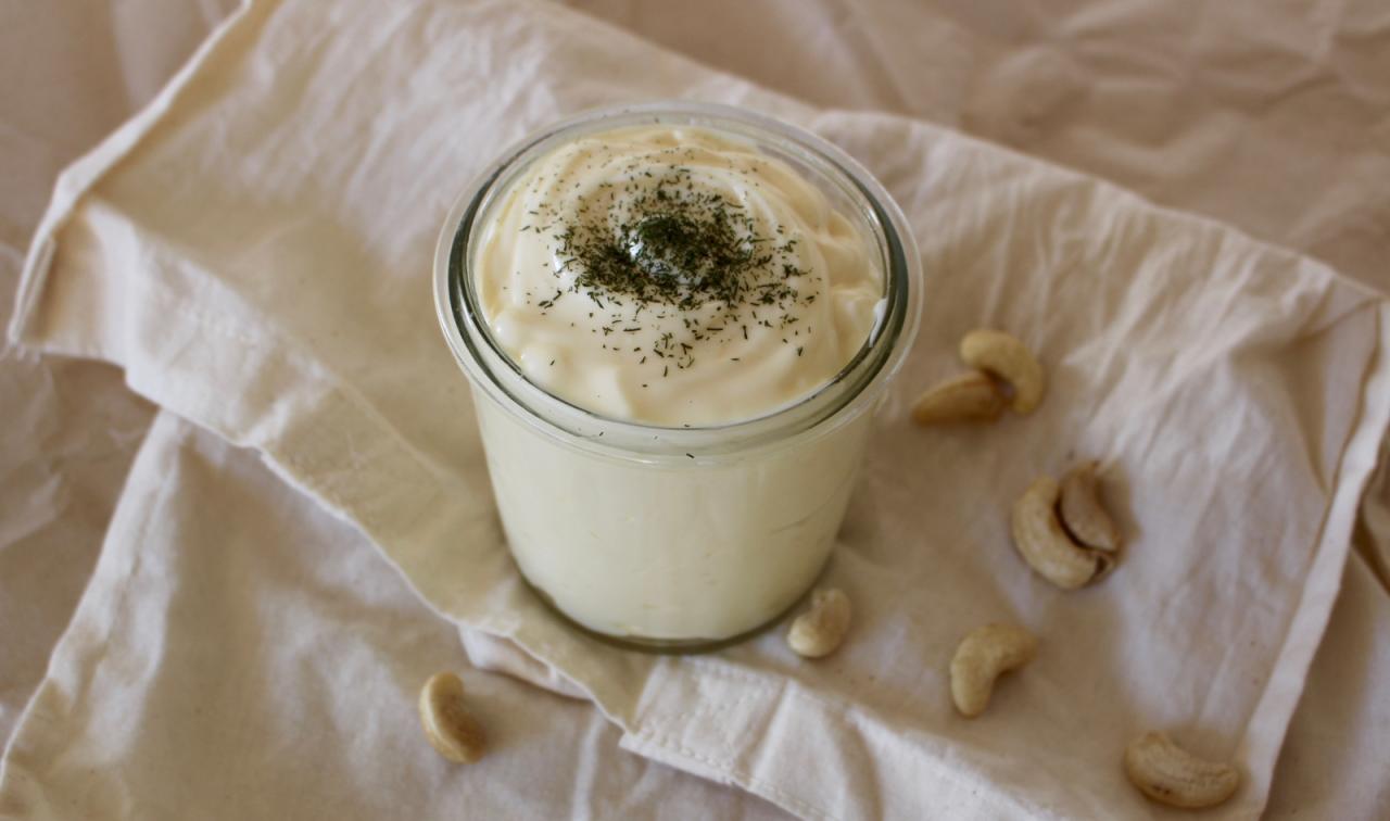 Vegan Cashew Mayonnaise Recipe by Archana's Kitchen