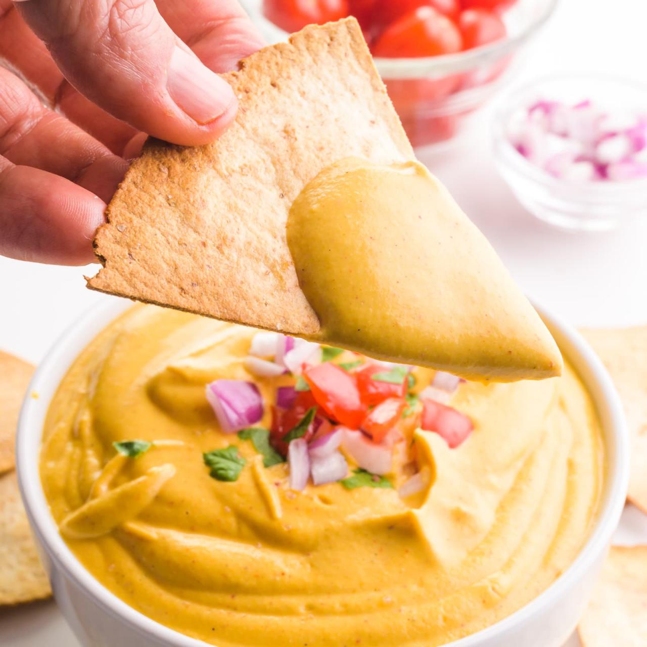Easy Vegan Nacho Cheese Sauce (Ready in Minutes!) - Namely Marly