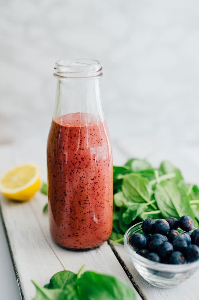 Easiest Blueberry Vinaigrette (Ready in 5 Minutes)