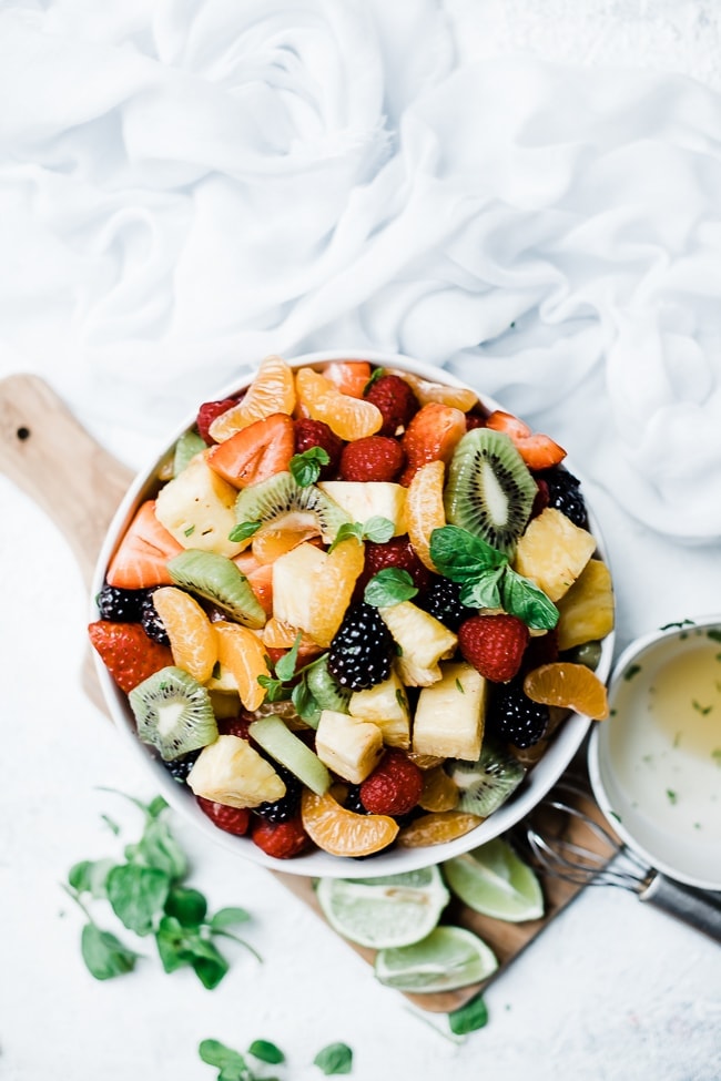 Mojito Fruit Salad - Oh So Delicioso
