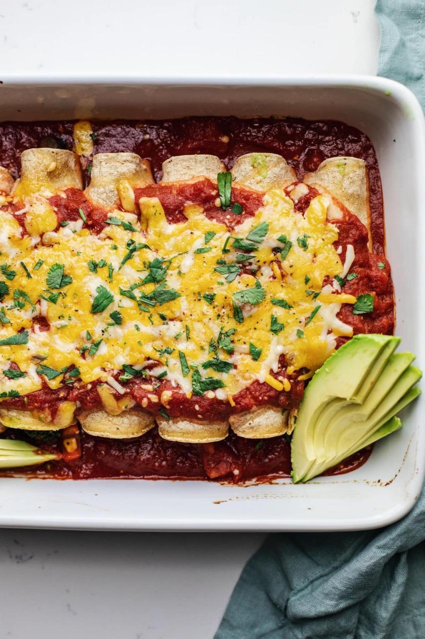 Easy Vegetarian Enchiladas – A Simple Palate