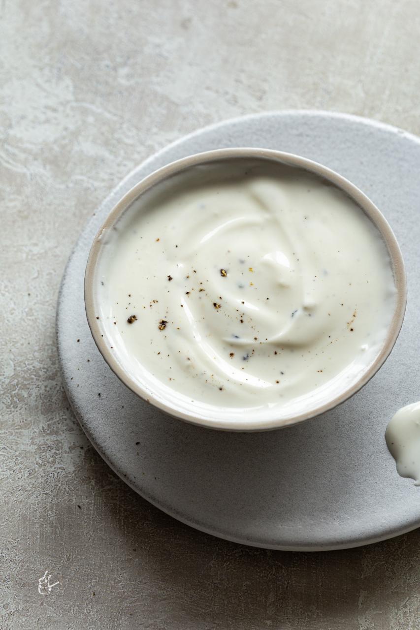 How to make Vegan Greek Yogurt Garlic Dressing