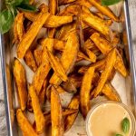 Steps by steps Sweet Potato Wedges with Mustard Sauce