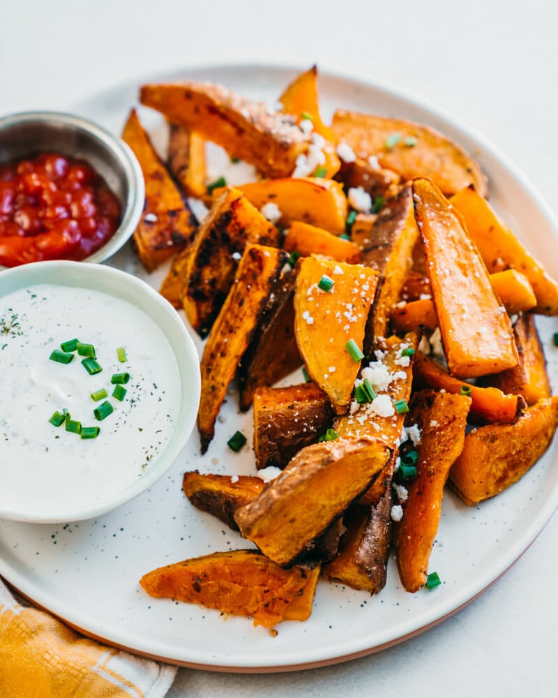 Sweet Potato Wedges (Perfectly Roasted!) – A Couple Cooks