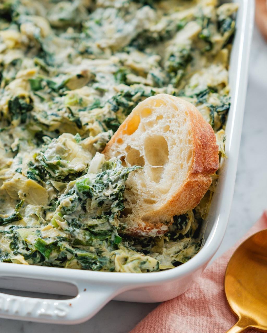 Vegan Spinach Artichoke Dip – A Couple Cooks