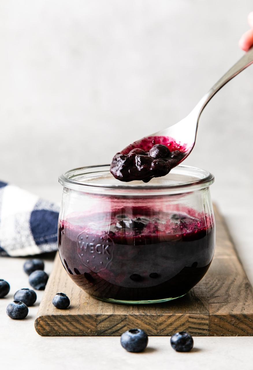 Blueberry Compote (Healthy + Easy Recipe) - The Simple Veganista