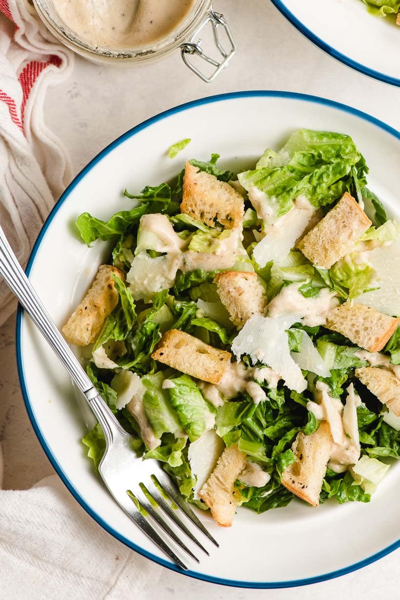 Creamy Caesar Dressing + The BEST Caesar Salad | NeighborFood
